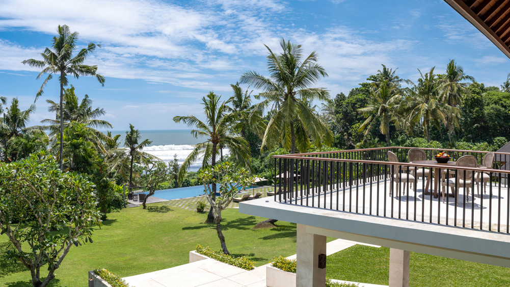 Villa Kailasha - commanding views from balcony